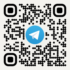 QR-код на Telegram @kahman_studio